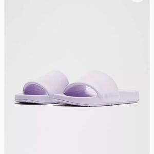 Lululemon Athletica Restfeel Lavender Slide Sandals
